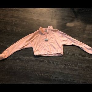 Cropped adidas half zip